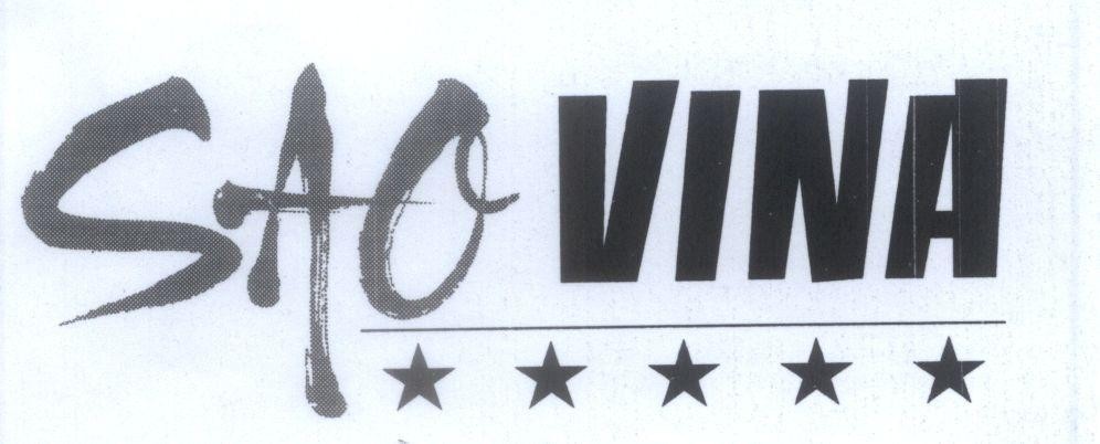 Mẫu nhãn hiệu SAO VINA