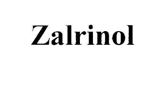 Mẫu nhãn hiệu Zalrinol