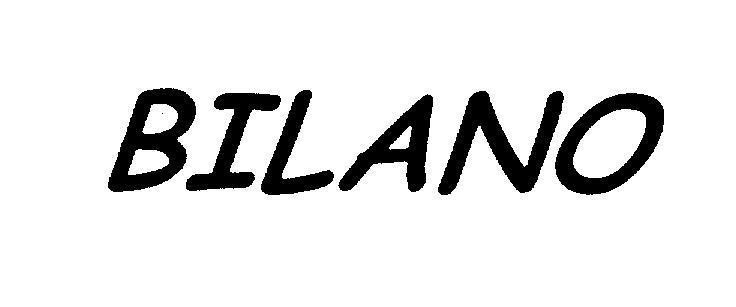 Mẫu nhãn hiệu BILANO