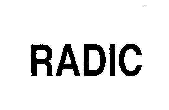 Mẫu nhãn hiệu RADIC
