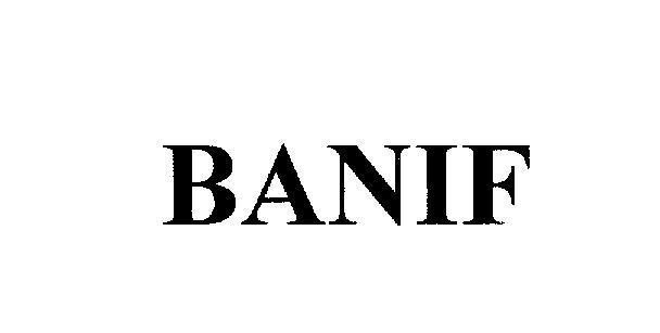 Mẫu nhãn hiệu BANIF