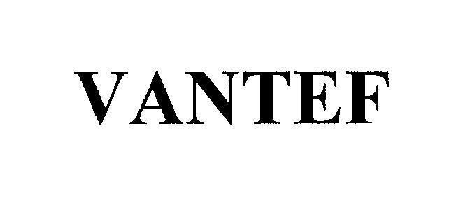 Mẫu nhãn hiệu VANTEF