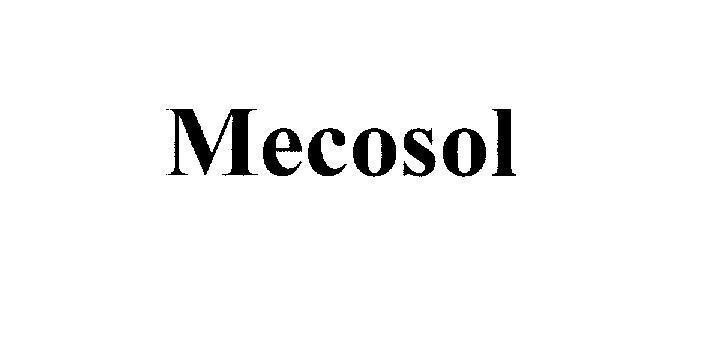 Mẫu nhãn hiệu Mecosol