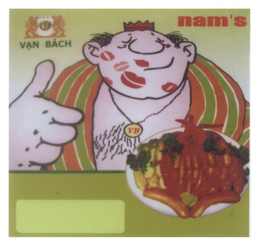 Mẫu nhãn hiệu VB Vạn Bách nam's