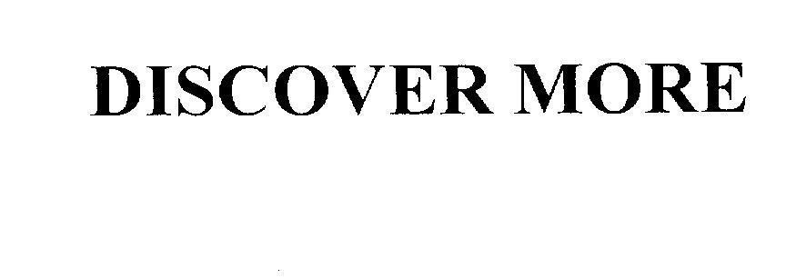 Mẫu nhãn hiệu DISCOVER MORE