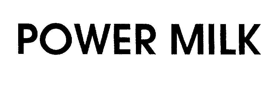 Mẫu nhãn hiệu POWER MILK