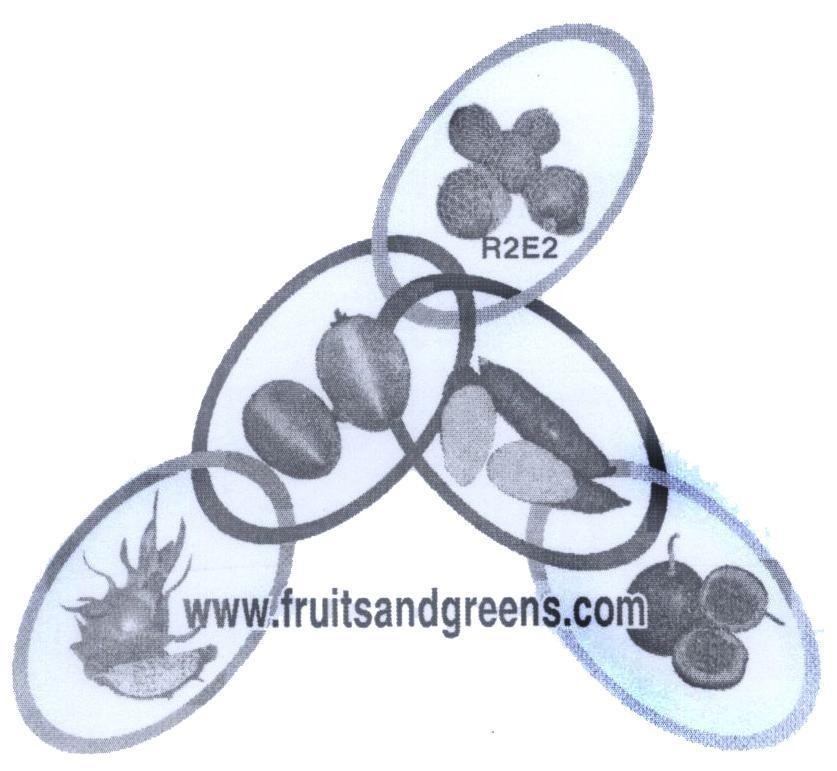 Mẫu nhãn hiệu www.fruitsandgreens.com R2E2
