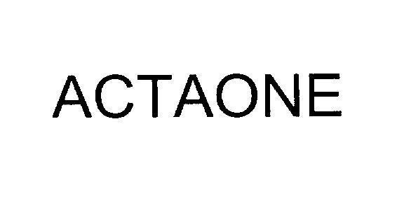 Mẫu nhãn hiệu ACTAONE