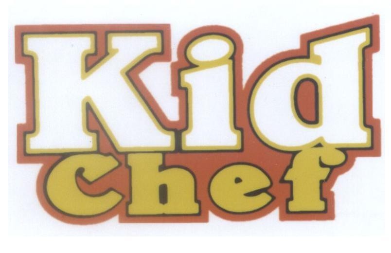Mẫu nhãn hiệu Kid chef
