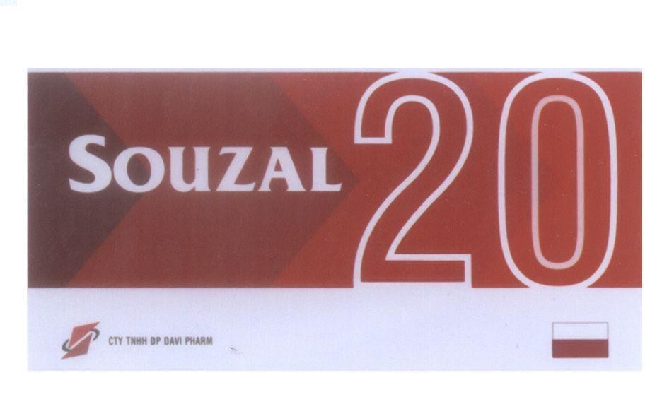 Mẫu nhãn hiệu SOUZAL 20 CTY TNHH DP DAVI PHARM