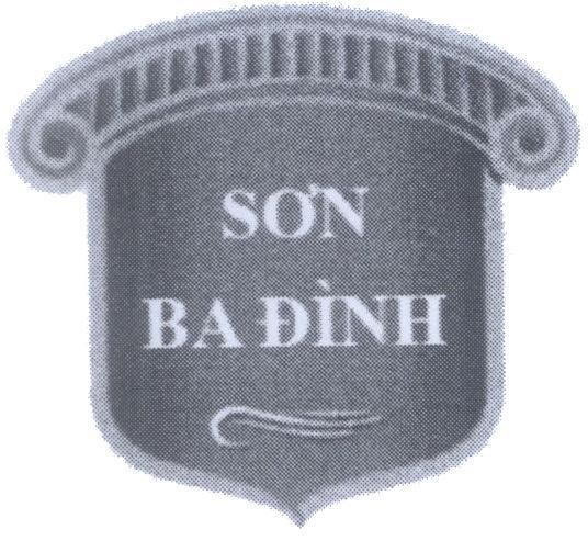 Mẫu nhãn hiệu Sơn Ba Đình