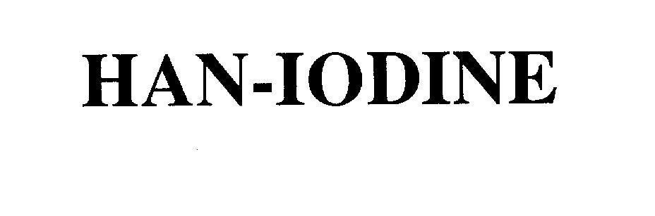 Mẫu nhãn hiệu HAN - IODINE