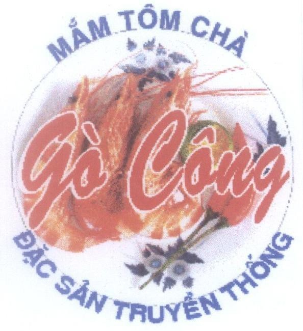 Mẫu nhãn hiệu Mắm Tôm Chà Gò Công Đặc Sản Truyền Thống