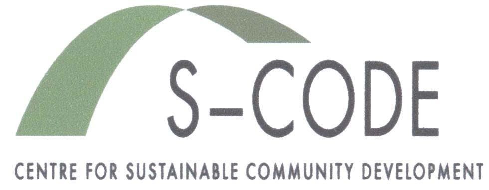 Mẫu nhãn hiệu S-CODE CENTER FOR SUSTAINABLE COMMUNlTY DEVELOPMENT