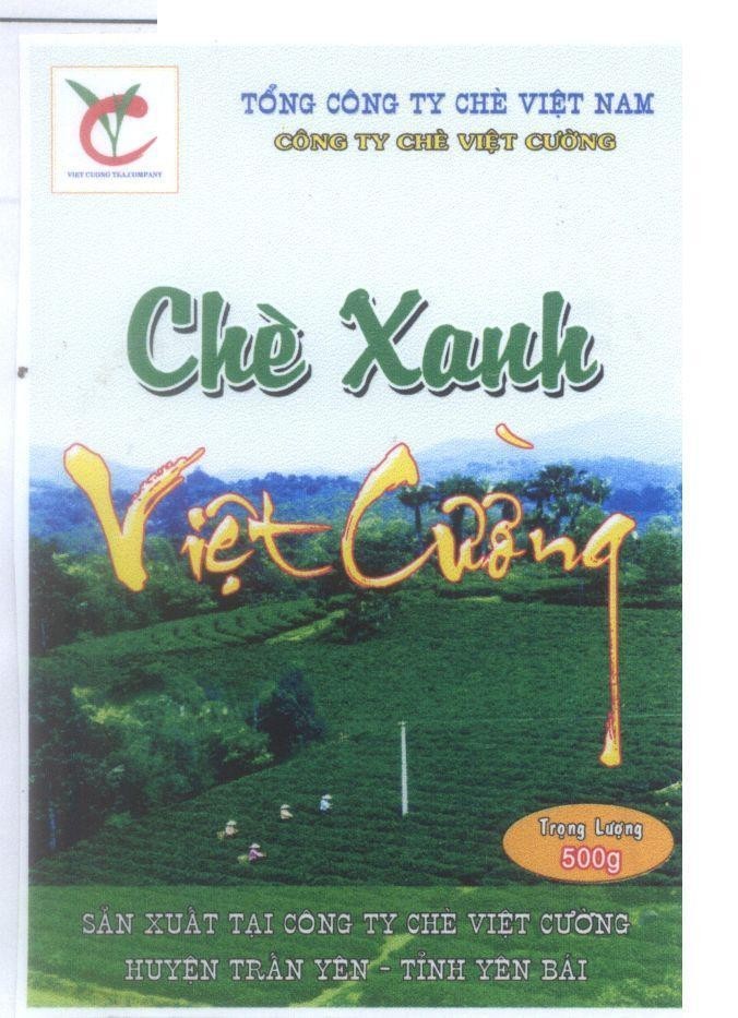 Mẫu nhãn hiệu Việt Cường Công ty chè Việt Cường VIET CUONG TEA COMPANY V C chè xanh Tổng công ty chè Việt Nam
