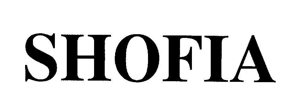 Mẫu nhãn hiệu SHOFIA