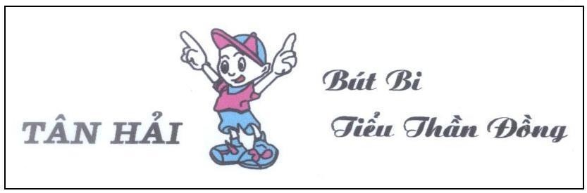 Mẫu nhãn hiệu Tân Hải Tiểu Thần Đồng Bút Bi