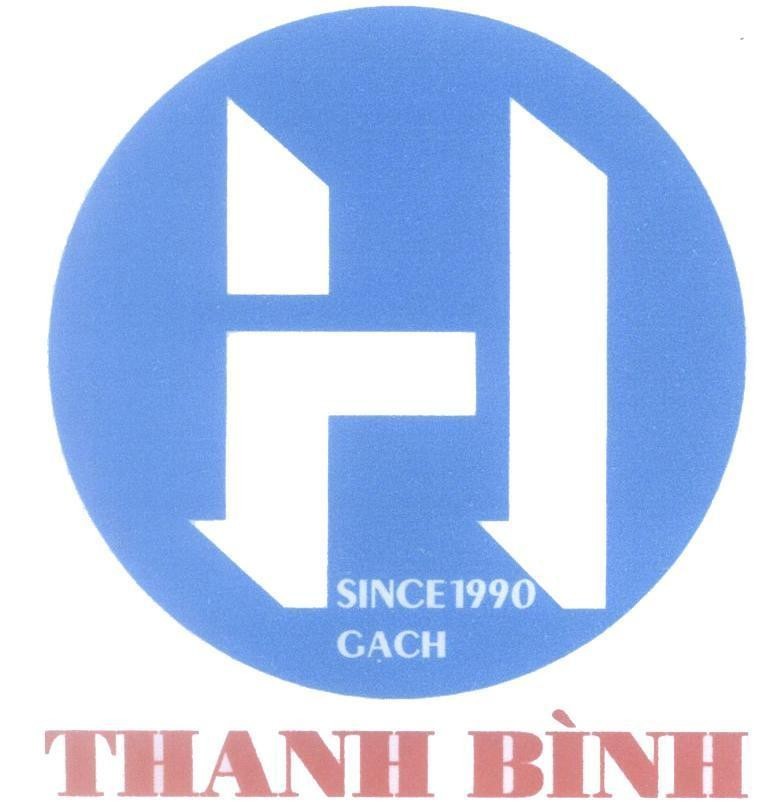 Mẫu nhãn hiệu Thanh Bình H SINCE 1990 Gạch