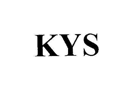 Mẫu nhãn hiệu KYS