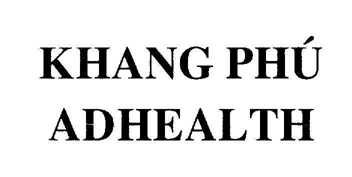 Mẫu nhãn hiệu Khang Phú ADHEALTH