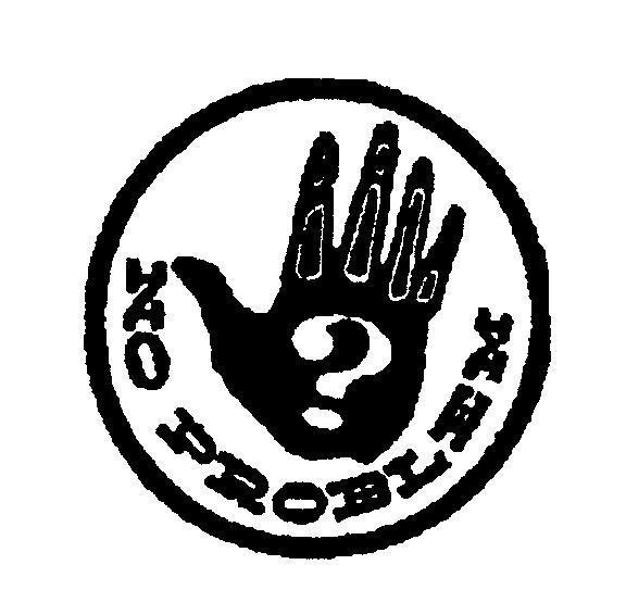 Mẫu nhãn hiệu NO PROBLEM