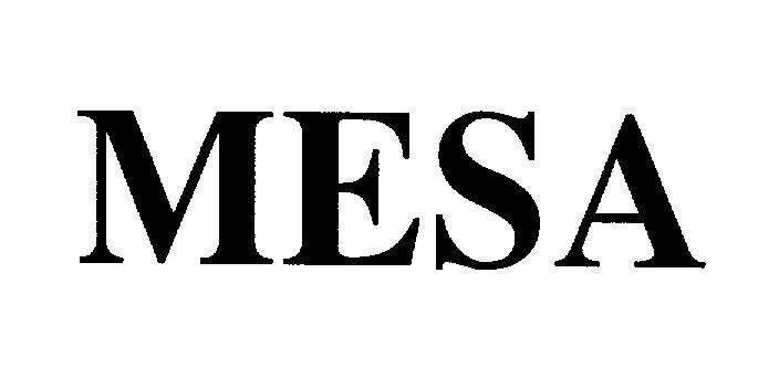 Mẫu nhãn hiệu MESA