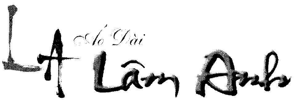 Mẫu nhãn hiệu Lâm Anh LA áo dài