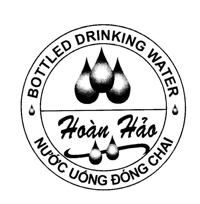 Mẫu nhãn hiệu Hoàn Hảo BOTTLED DRINKING WATER Nước Uống Đóng Chai
