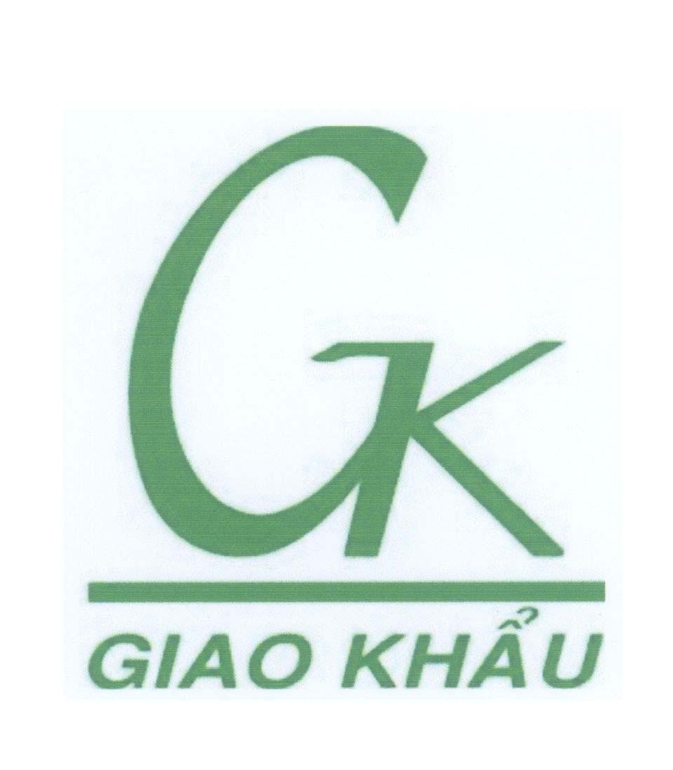 Mẫu nhãn hiệu Giao Khẩu GK CK