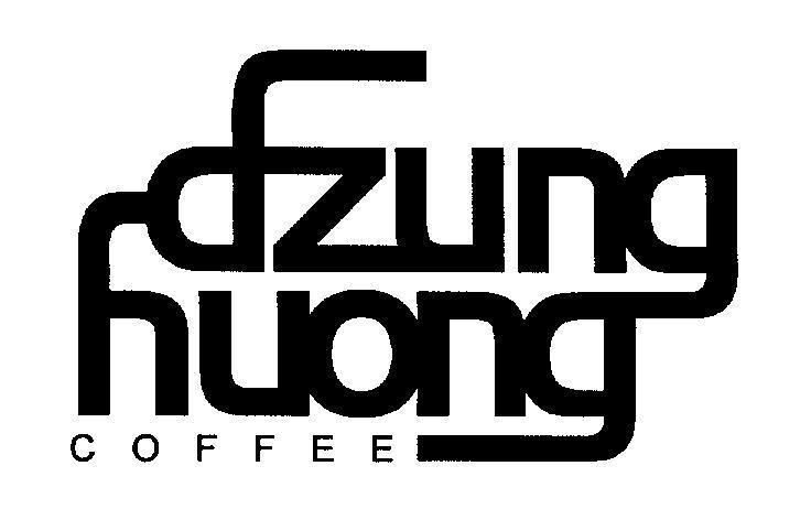 Mẫu nhãn hiệu DZUNG HUONG Coffee