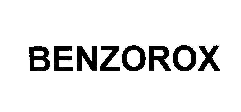 Mẫu nhãn hiệu BENZOROX