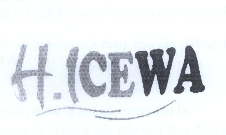 Mẫu nhãn hiệu H.ICEWA