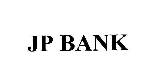 Mẫu nhãn hiệu JP BANK