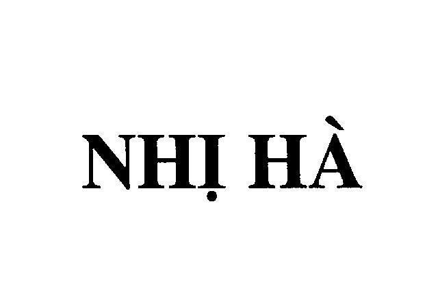 Mẫu nhãn hiệu Nhị Hà