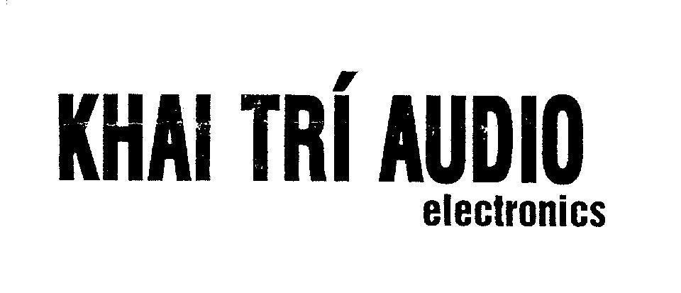 Mẫu nhãn hiệu Khai Trí AUDIO electronics