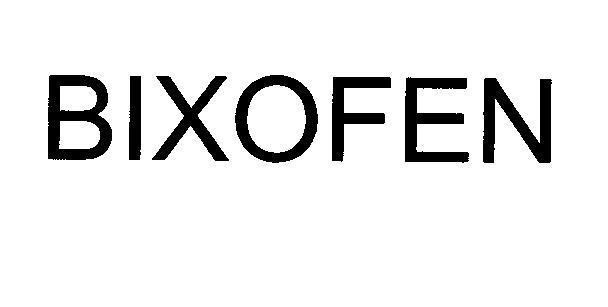Mẫu nhãn hiệu BIXOFEN