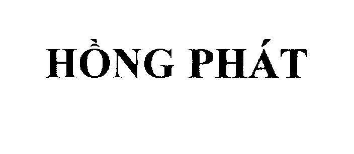 Mẫu nhãn hiệu Hồng Phát