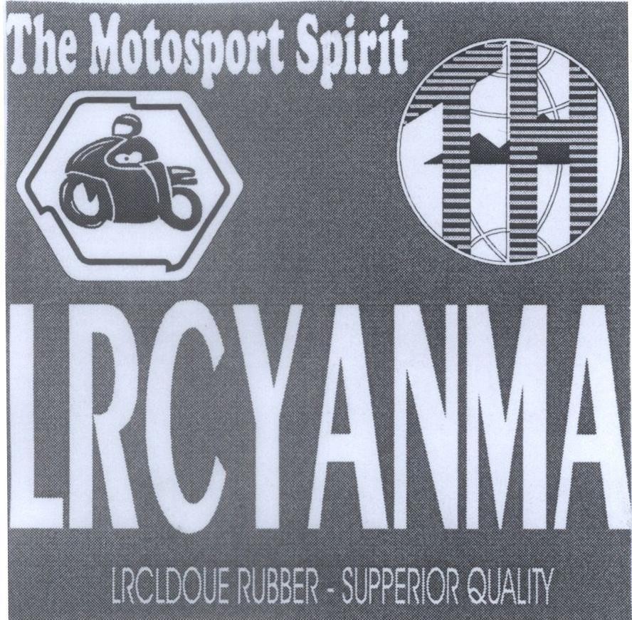 Mẫu nhãn hiệu The Motosport Spirit TH LRCYANMA LRCLDOUE RUBBER - SUPPERIOR QUALITY