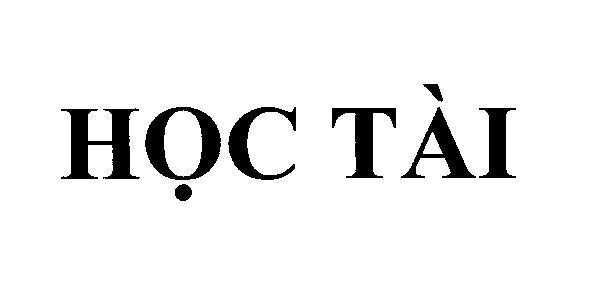 Mẫu nhãn hiệu Học Tài