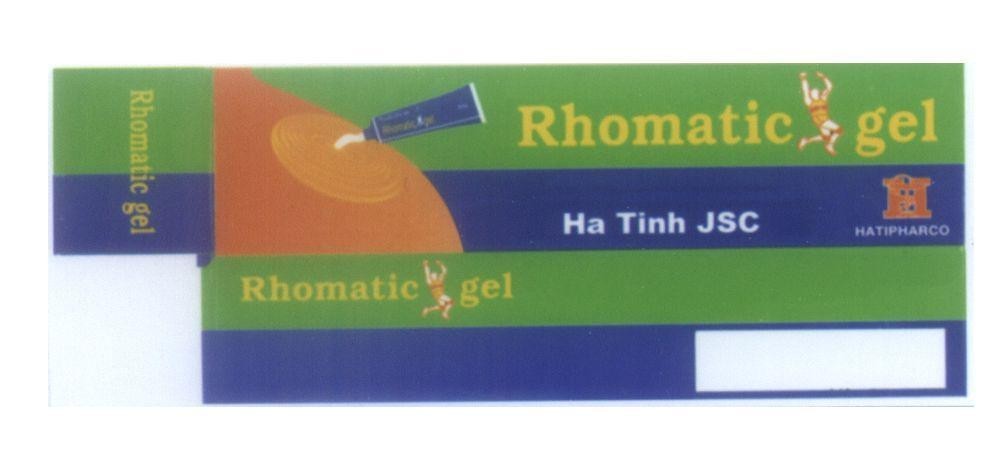 Mẫu nhãn hiệu Ha Tinh JSC HATIPHARCO Rhomatic gel H
