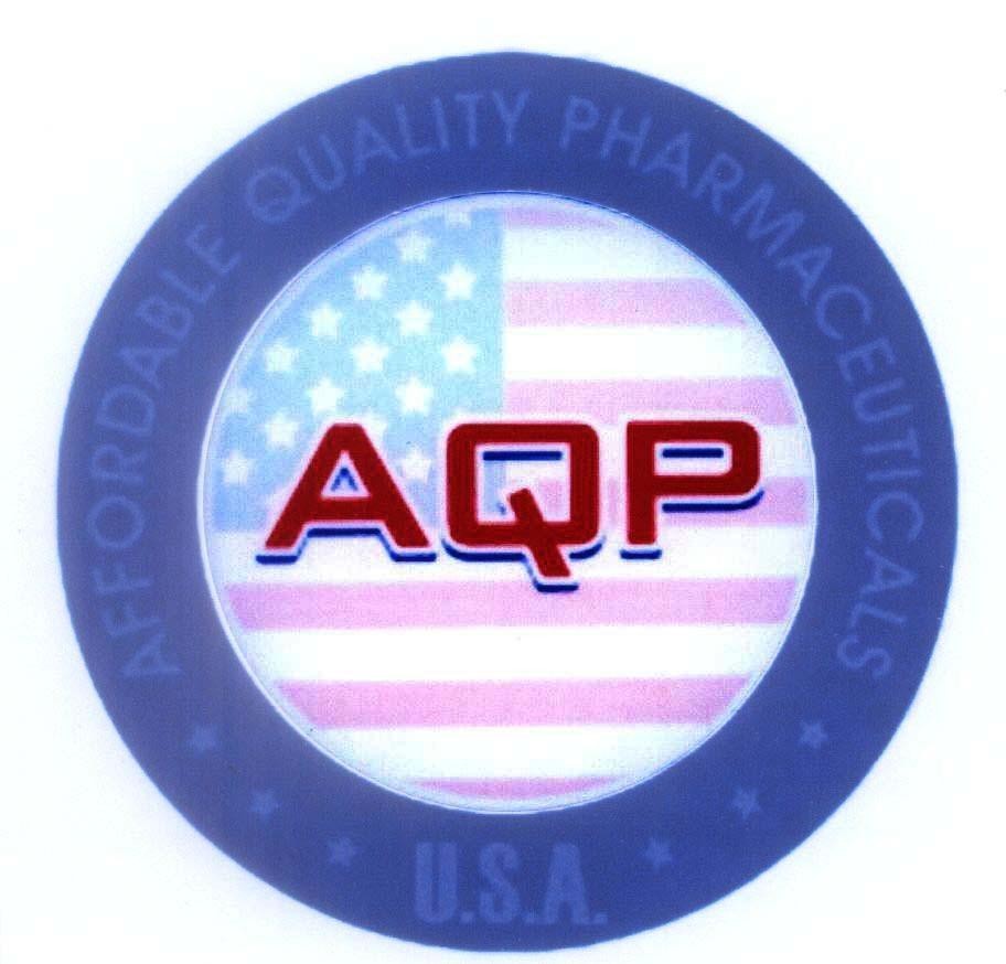 Mẫu nhãn hiệu AQP AFFORDABLE QUALITY PHARMACEUTICALS U.S.A