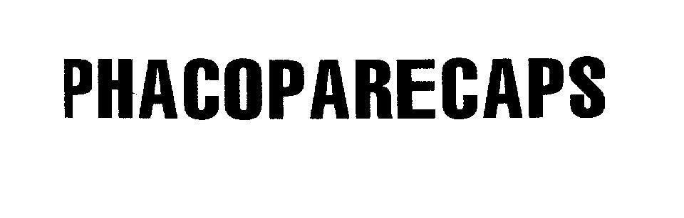 Mẫu nhãn hiệu PHACOPARECAPS