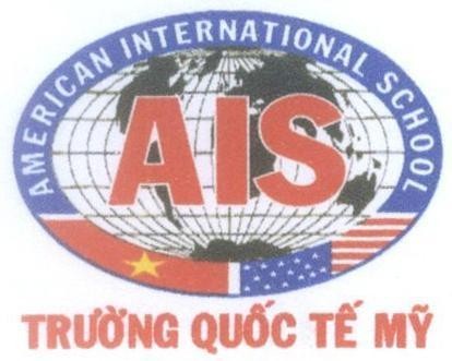Mẫu nhãn hiệu Trường quốc tế Mỹ AIS AMERICAN INTERNATIONAL SCHOOL