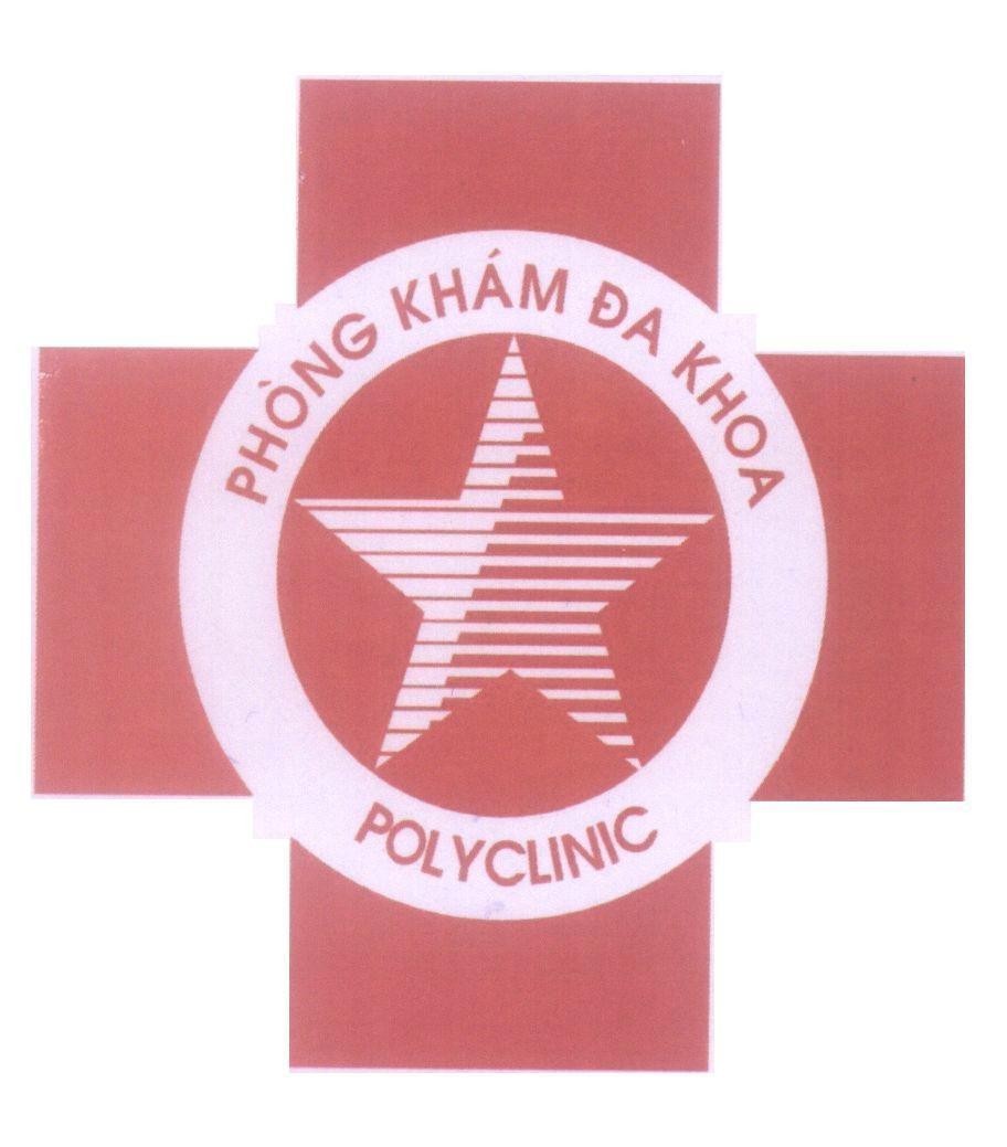 Mẫu nhãn hiệu Phòng khám đa khoa POLYCLINIC