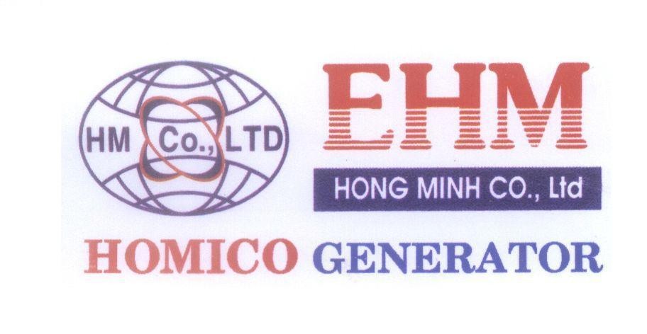 Mẫu nhãn hiệu HM EHM HONG MINH CO., Ltd HOMICO GENERATOR