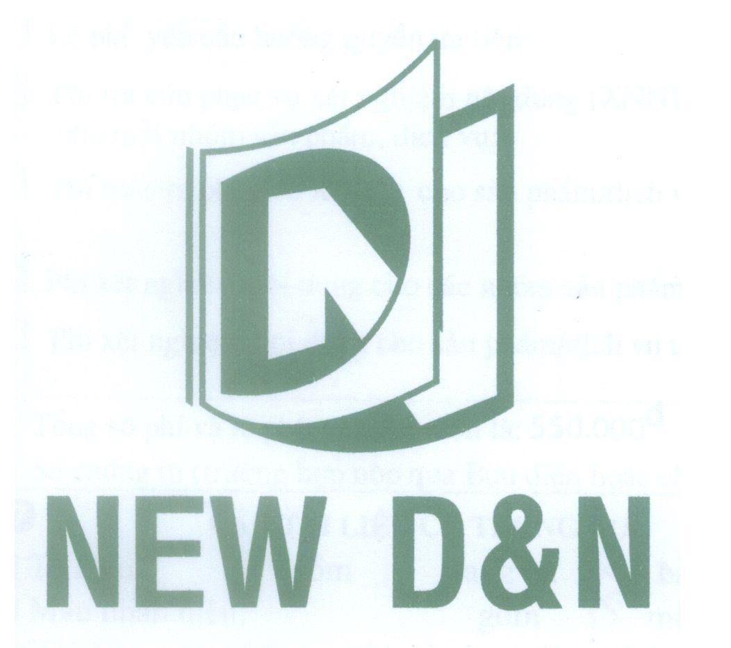 Mẫu nhãn hiệu D N NEW D&N