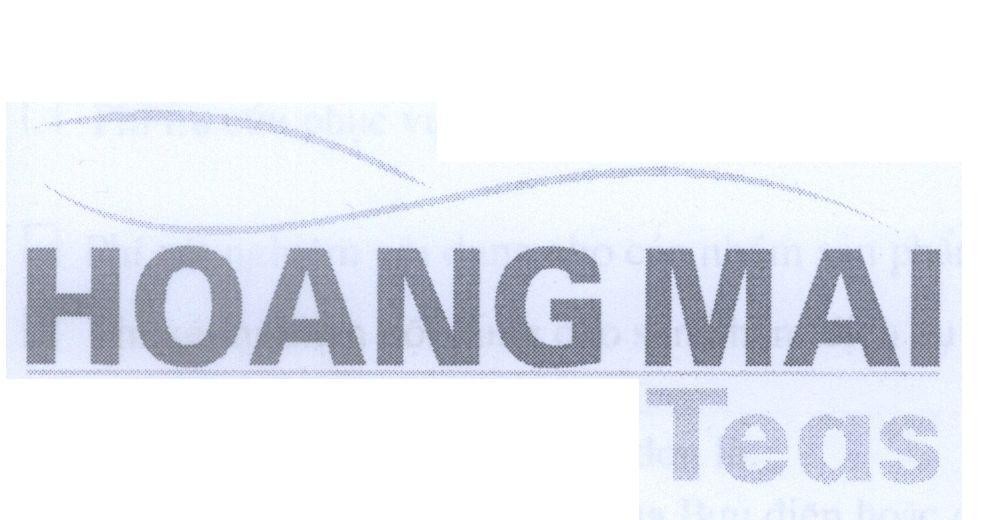 Mẫu nhãn hiệu HOANG MAI Teas