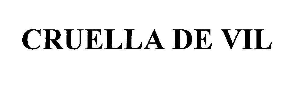 Mẫu nhãn hiệu CRUELLA DE VIL