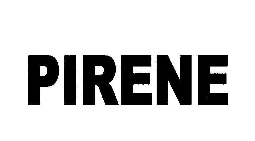 Mẫu nhãn hiệu PIRENE