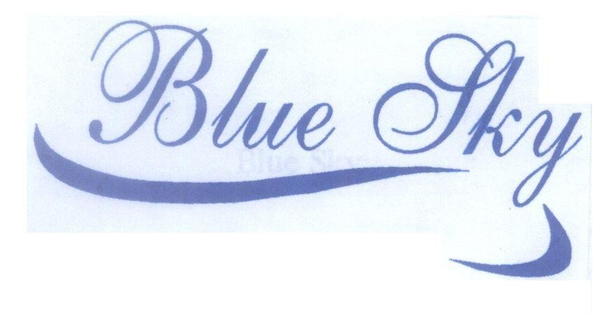 Mẫu nhãn hiệu Blue Sky